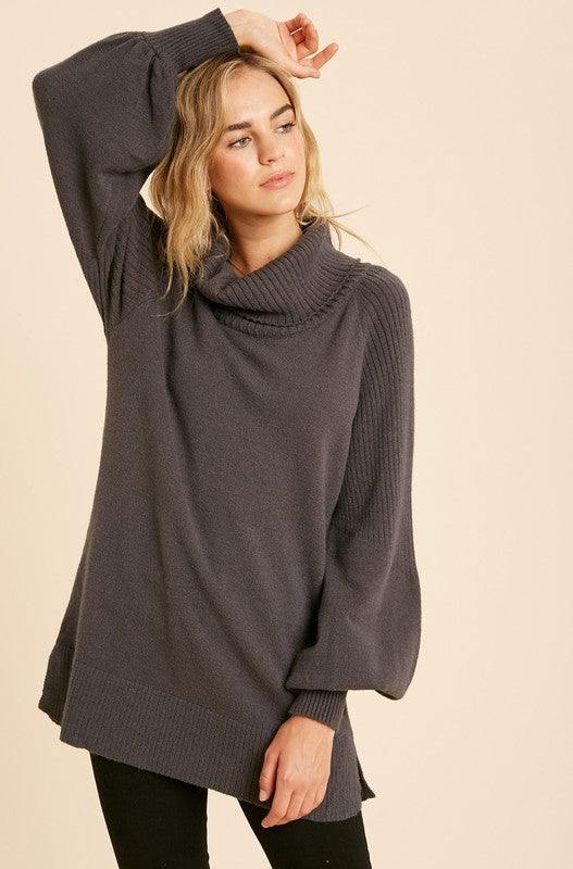 Charcoal Autumn Sweater