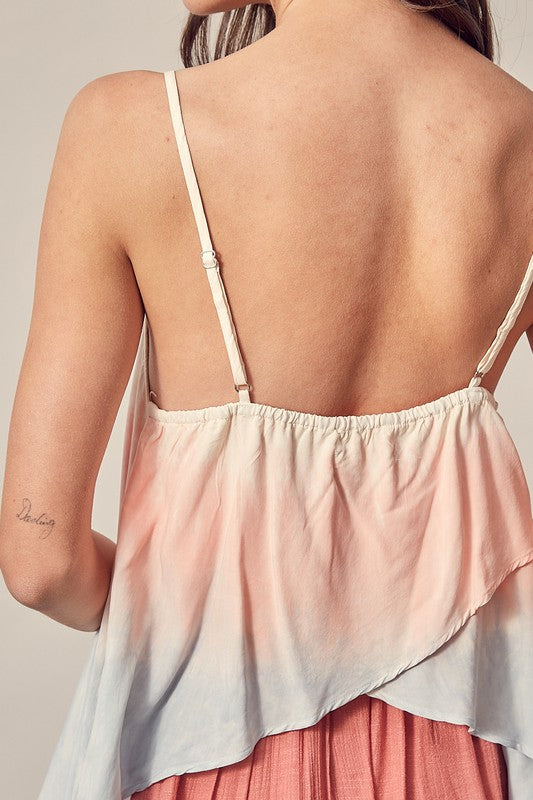 Happy Vibes Open Back Tank Top