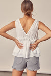 Head In The Clouds Ruffle Top