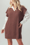 Java Sweater Vest Dress