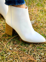 The Mars Bootie in White